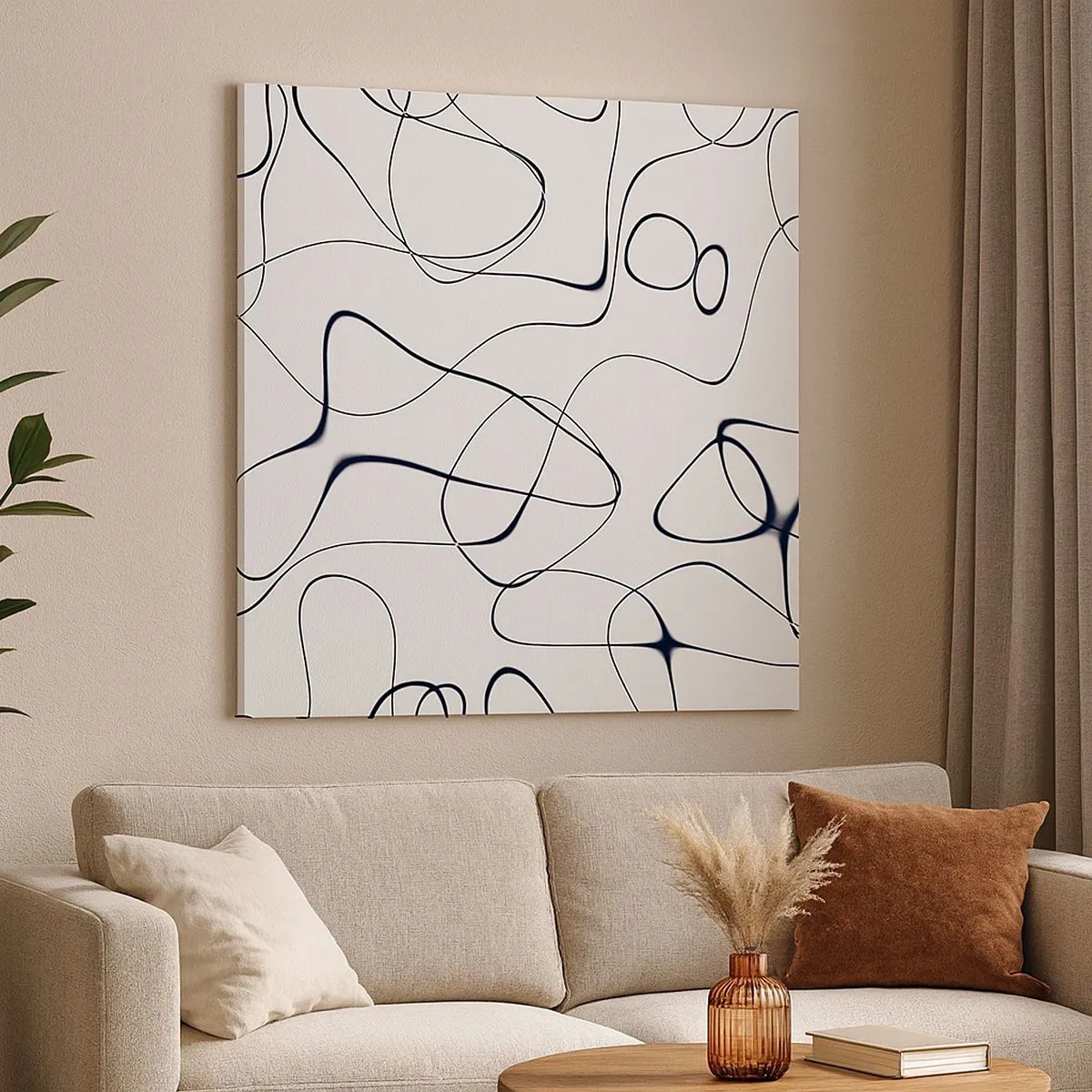 Quadro su tela - Stampe su Tela - Strade della vita, eventi del destino - 30x30 cm