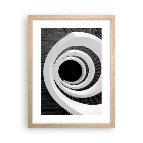 Poster in cornice rovere chiaro - Verso l'essenza delle cose - 30x40 cm