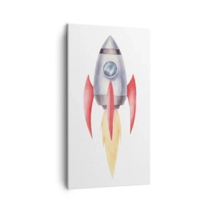Quadro su tela - Stampe su Tela - Più in alto, più veloce, più lontano - 45x80 cm