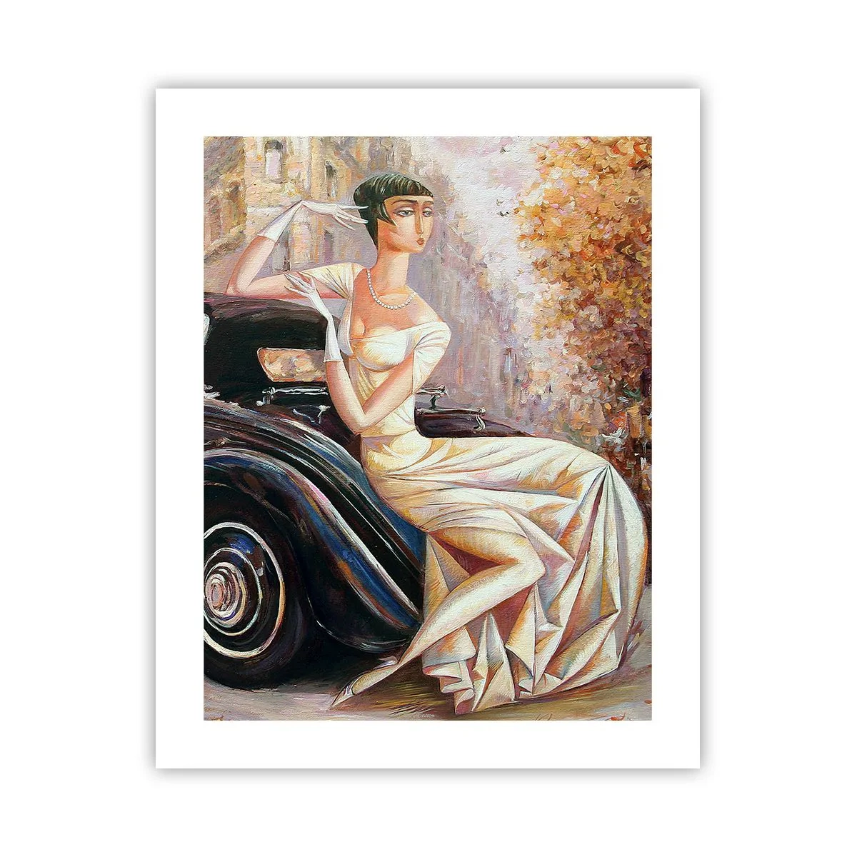Poster - Eleganza in stile retro - 40x50 cm