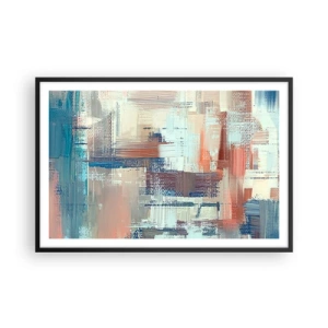 Poster in cornice nera - Arrivando alla luce - 91x61 cm