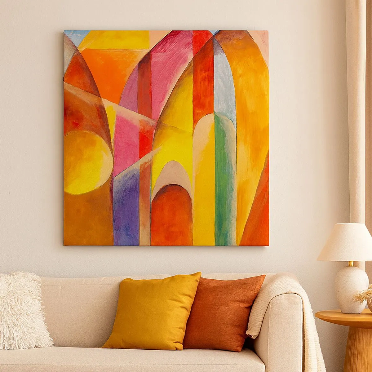 Quadro su tela - Stampe su Tela - La cattedrale del sole - 30x30 cm