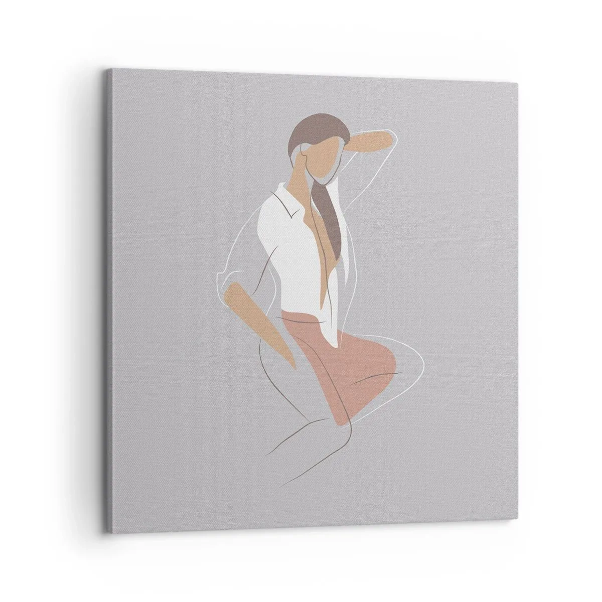 Quadro su tela - Stampe su Tela - Profilo di bellezza - 60x60 cm