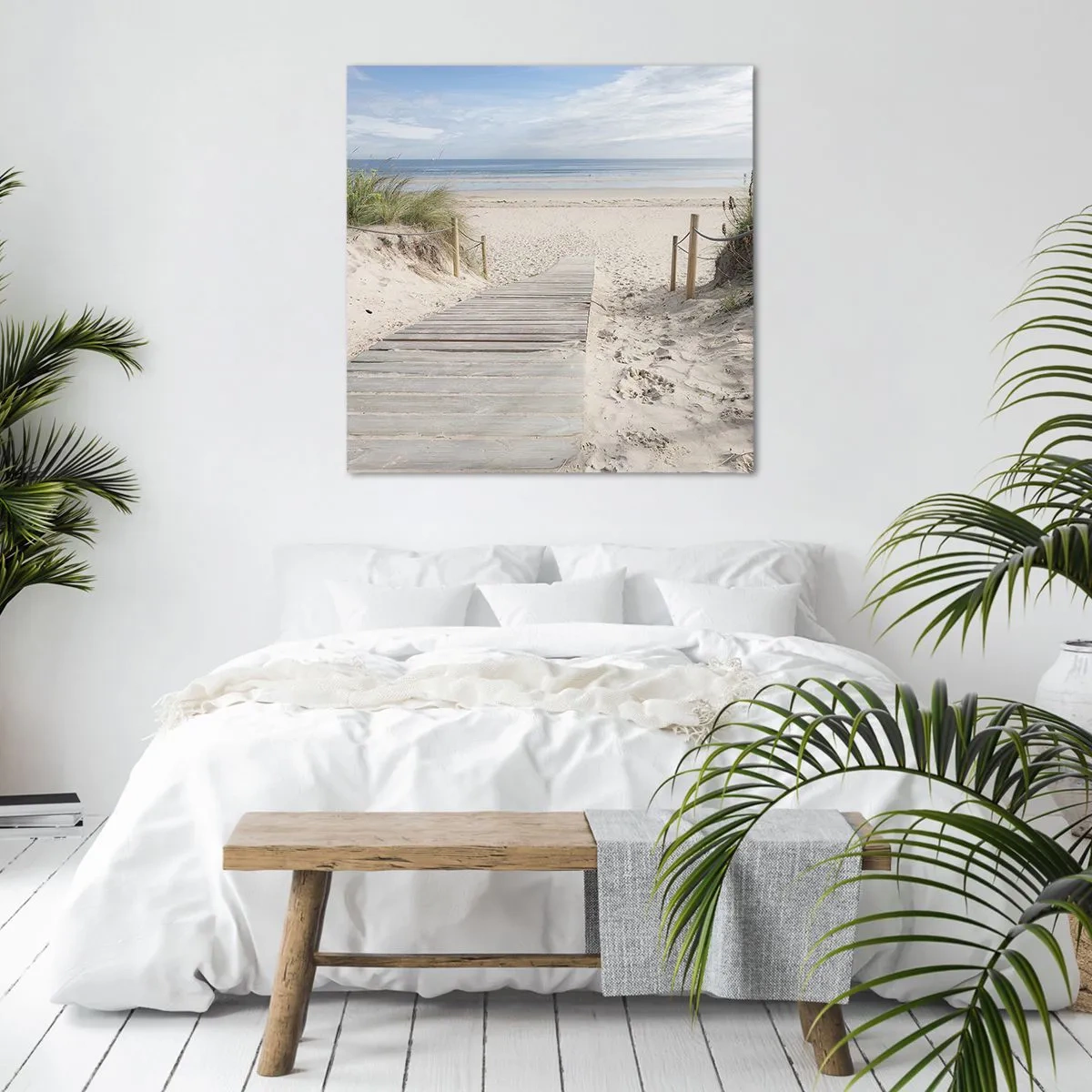 Quadro su tela - Stampe su Tela - Fino all'orizzonte - 40x40 cm