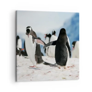 Quadro su tela - Stampe su Tela - Danza sulla neve - 50x50 cm