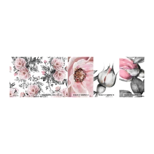 Campione Di Fotomurale Standard Eco - Perdersi tra le rose - Fiori, Rosa, Giardino - 100x30 cm
