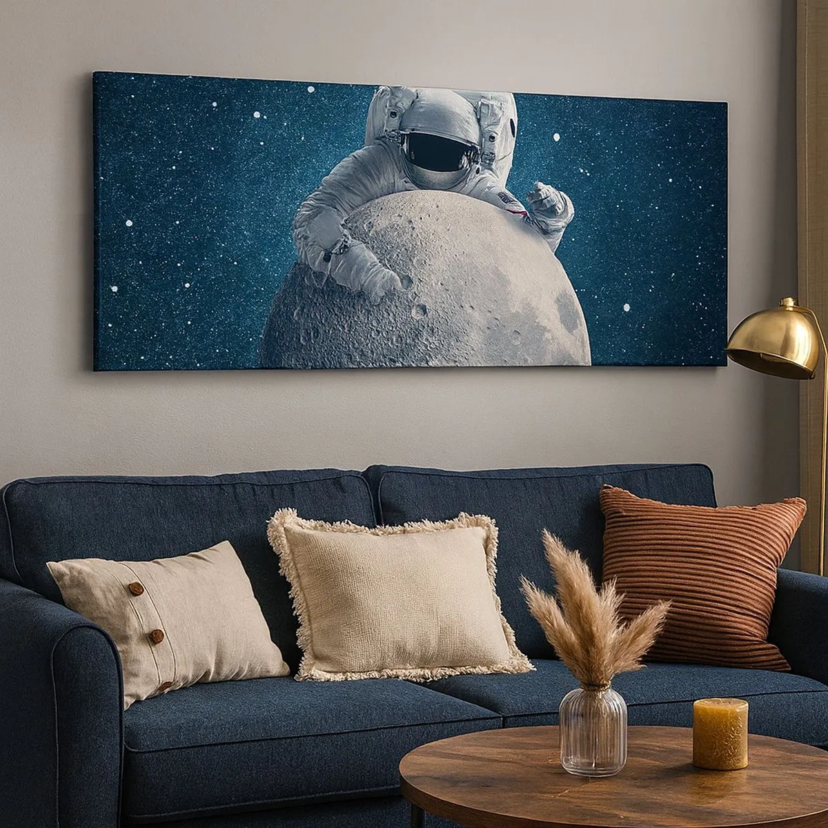 Quadro su tela - Stampe su Tela - Burlone spaziale - 100x40 cm