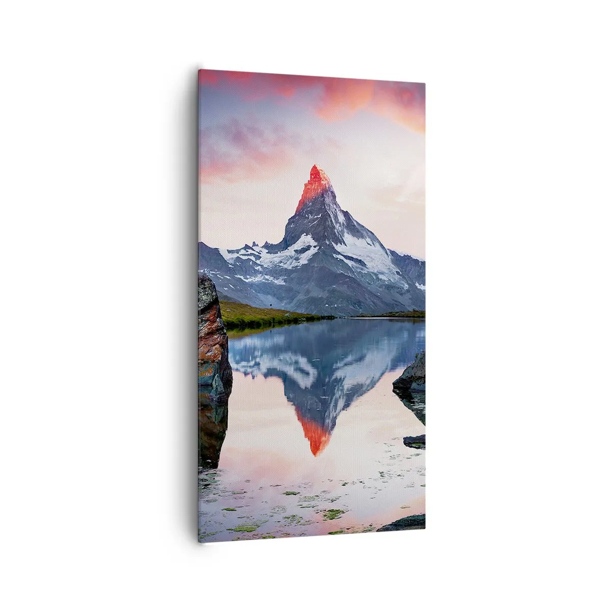 Quadro su tela - Stampe su Tela - Il cuore dei monti è rovente - 65x120 cm