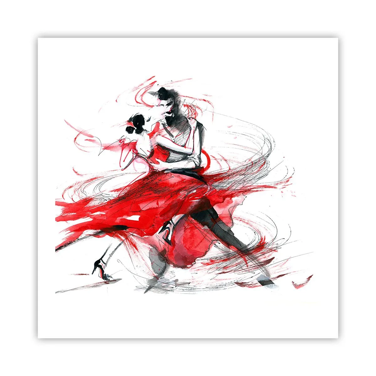 Poster - Tango: il ritmo della passione - 60x60 cm