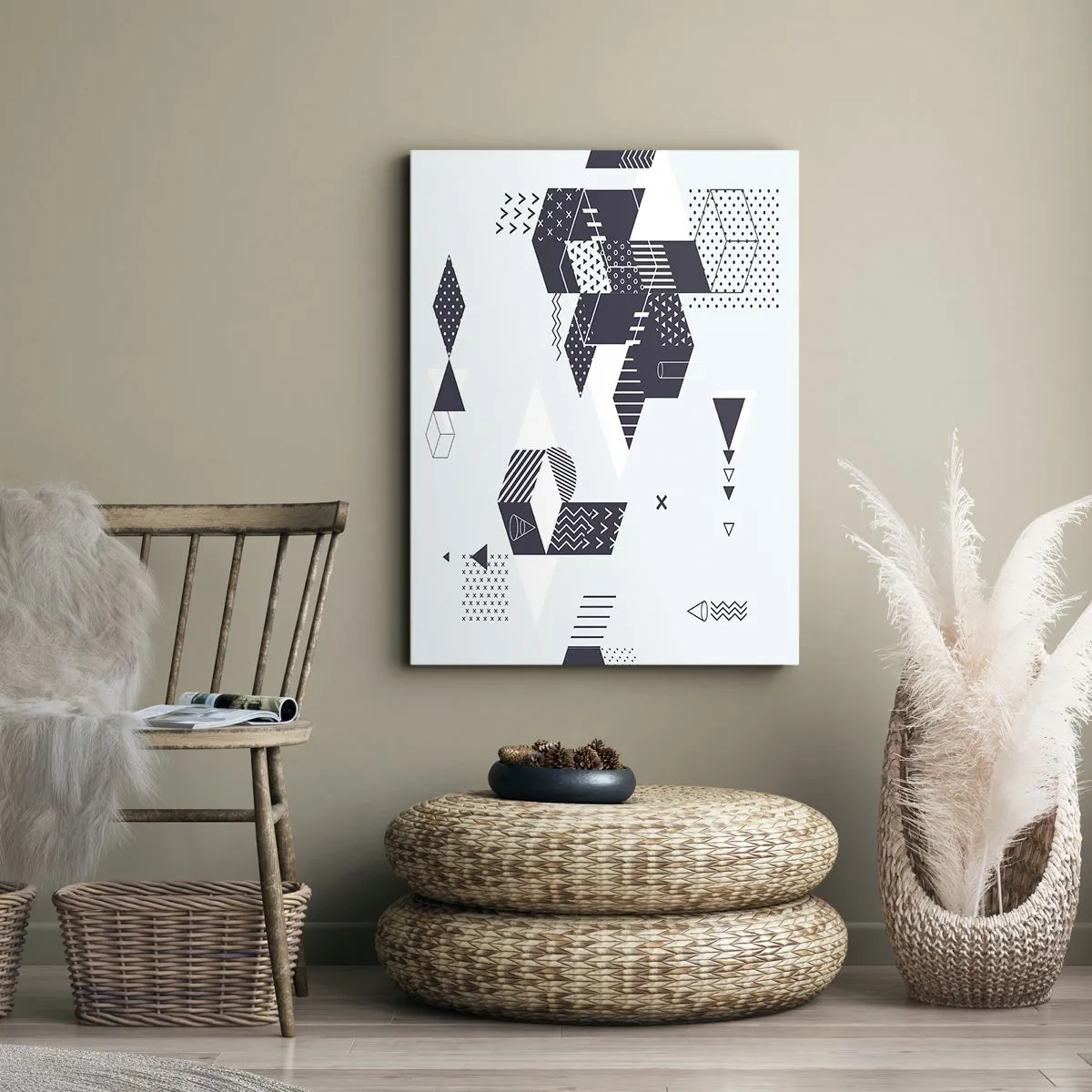 Quadro su tela - Stampe su Tela - La matematica nell'anima - 65x120 cm