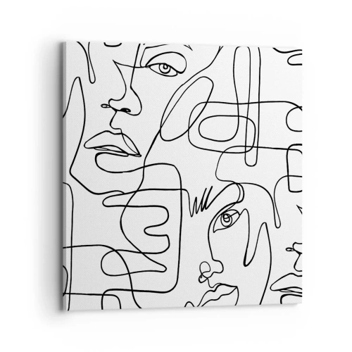 Quadro su tela - Stampe su Tela - Emozioni intrecciate - 70x70 cm