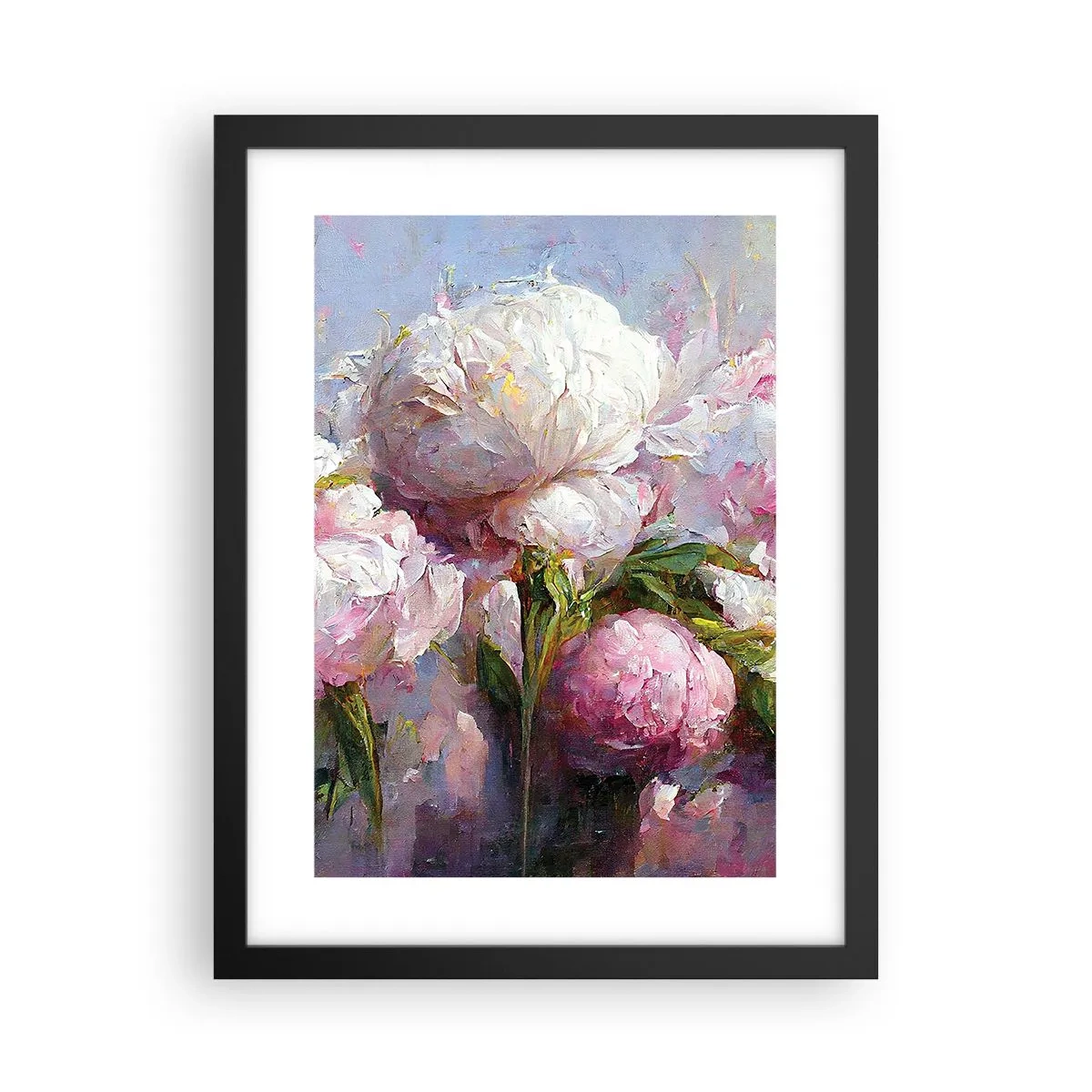 Poster in cornice nera - Un bouquet pieno di vita - 30x40 cm