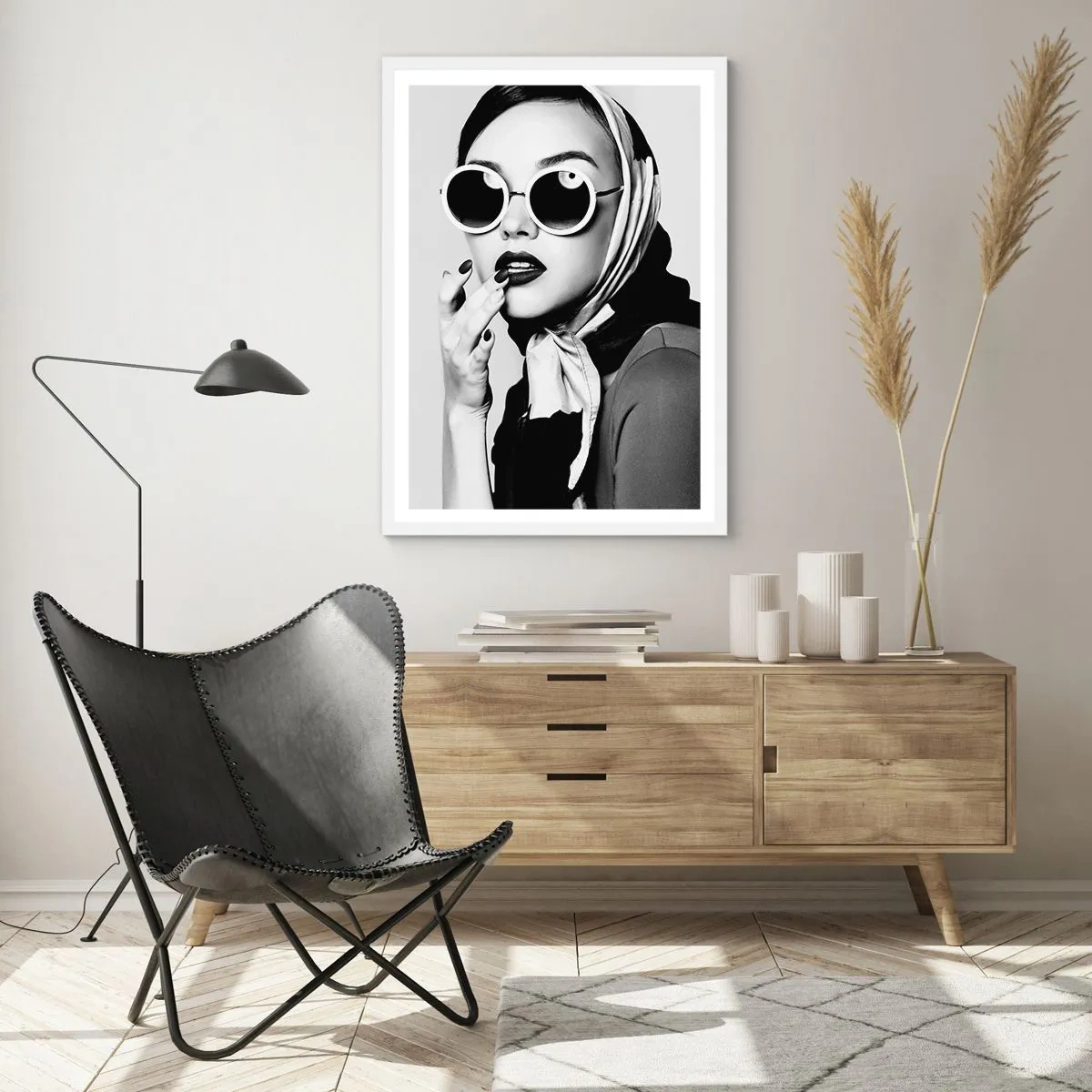 Poster in cornice bianca - Saluti dagli anni '60 - 40x50 cm