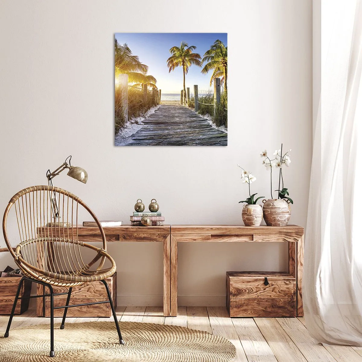 Quadro su tela - Stampe su Tela - Dritto in paradiso - 30x30 cm