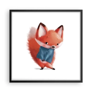 Poster in cornice nera - Ci sto bene? - 50x50 cm