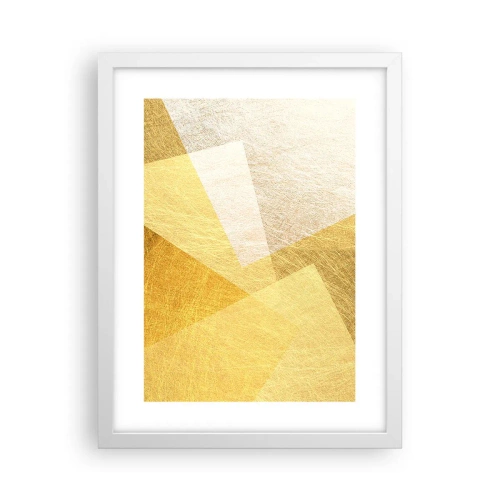 Poster in cornice bianca - La pace della geometria - 30x40 cm