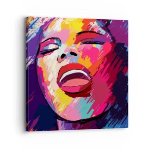 Quadro su tela - Stampe su Tela - Cantare tutta la vita - 30x30 cm