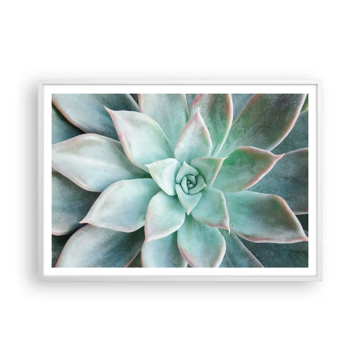 Poster in cornice bianca - Il cuore del deserto - 100x70 cm
