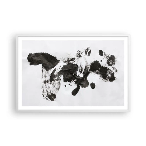 Poster in cornice bianca - C'è un senso nella follia? - 91x61 cm