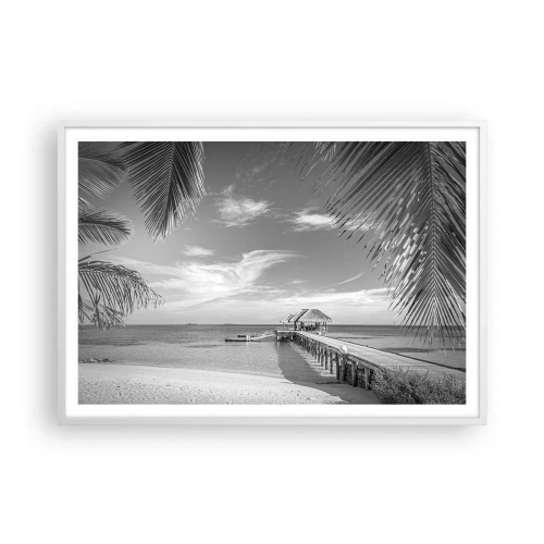 Poster in cornice bianca - Un ricordo o un sogno? - 100x70 cm