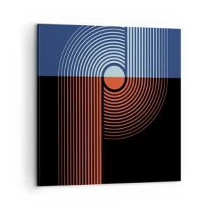 Quadro su tela - Stampe su Tela - Nell'abbraccio geometrico - 60x60 cm