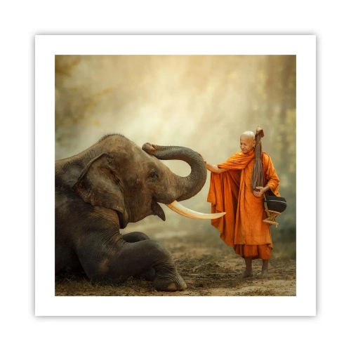 Poster - Incontro nel viaggio - 50x50 cm
