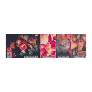 Campione di Fotomurale Premium Canvas - Come i maestri olandesi - Mazzo di fiori, Fiori, Rose - 100x30 cm