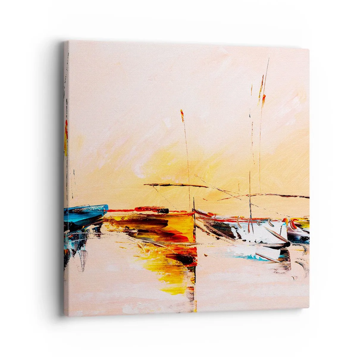 Quadro su tela - Stampe su Tela - La sera sul molo - 40x40 cm