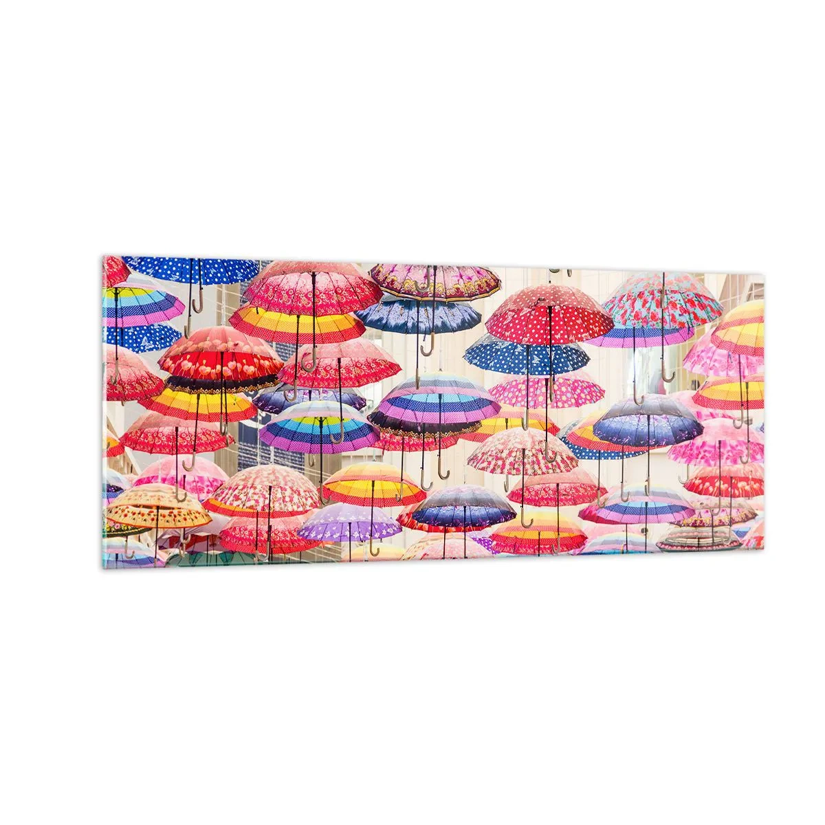 Quadro su vetro - Prato cittadino - 100x40 cm