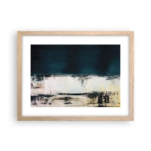 Poster in cornice rovere chiaro - Composizione orizzontale - 40x30 cm