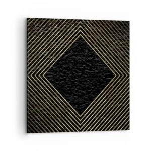 Quadro su tela - Stampe su Tela - Geometria in stile glamour - 70x70 cm