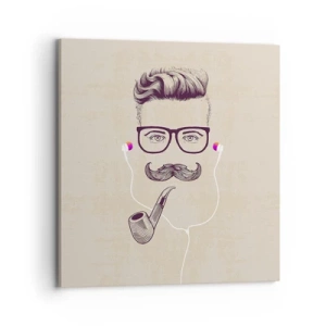 Quadro su tela - Stampe su Tela - Un vero uomo? - 70x70 cm