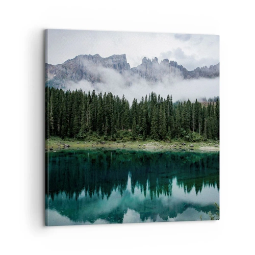 Quadro su tela - Stampe su Tela - Silenzio, non svegliamo l'acqua che dorme... - 60x60 cm