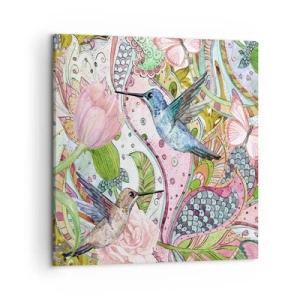 Quadro su tela - Stampe su Tela - Intrecciate nei rami - 50x50 cm