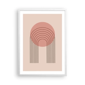 Poster in cornice bianca - Attrazione irresistibile - 50x70 cm