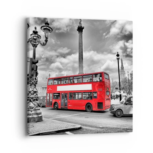 Quadro su tela - Stampe su Tela - Il vero flusso sanguigno della città - 40x40 cm