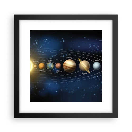 Poster in cornice nera - Uno su dieci - 30x30 cm