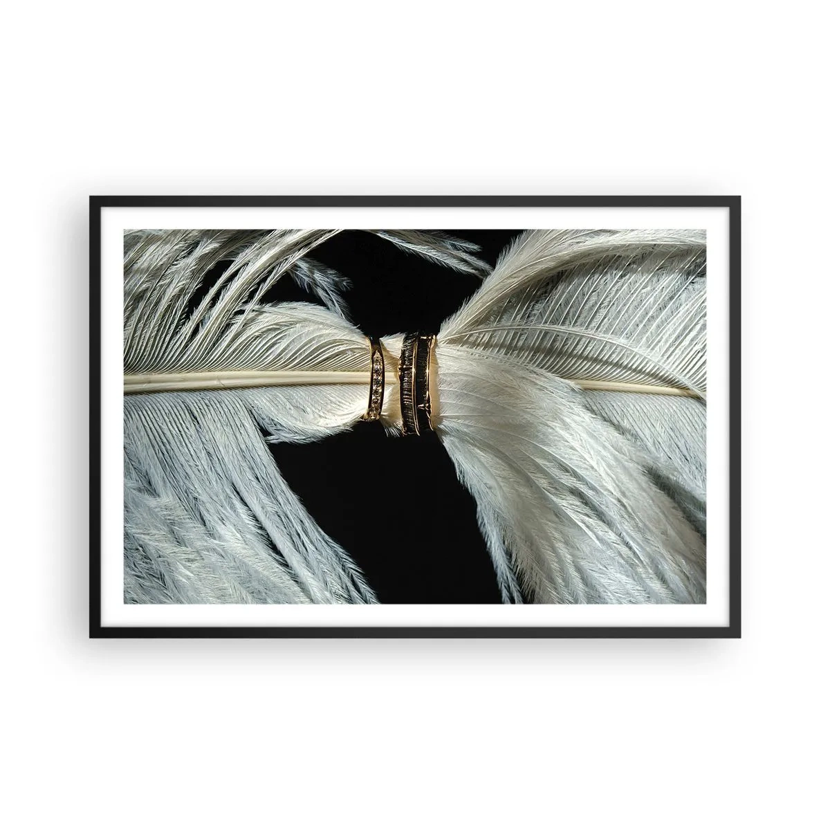 Poster in cornice nera - ...e non ti lascerò... - 91x61 cm