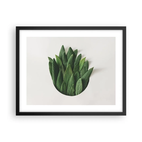 Poster in cornice nera - Curiosità irrefrenabile - 50x40 cm