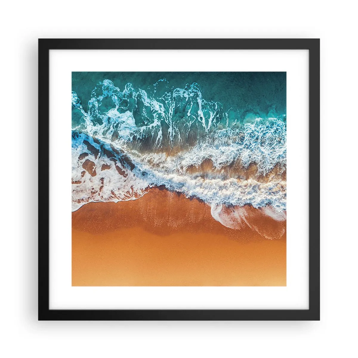 Poster in cornice nera - Sempre in coppia - 40x40 cm