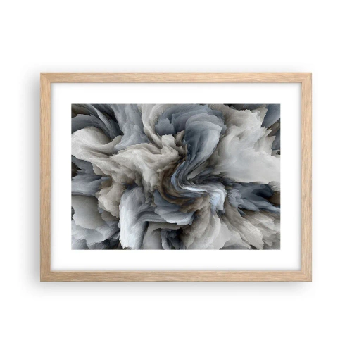 Poster in cornice rovere chiaro - Pietra in fiore - 40x30 cm