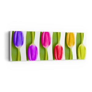 Quadro su tela - Stampe su Tela - Composizione arcobaleno - 90x30 cm