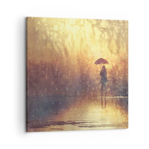 Quadro su tela - Stampe su Tela - Sento che qualcuno mi guarda - 50x50 cm
