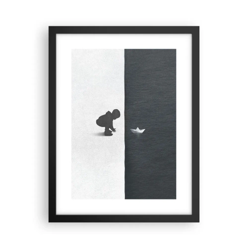 Poster in cornice nera - La grande spedizione - 30x40 cm