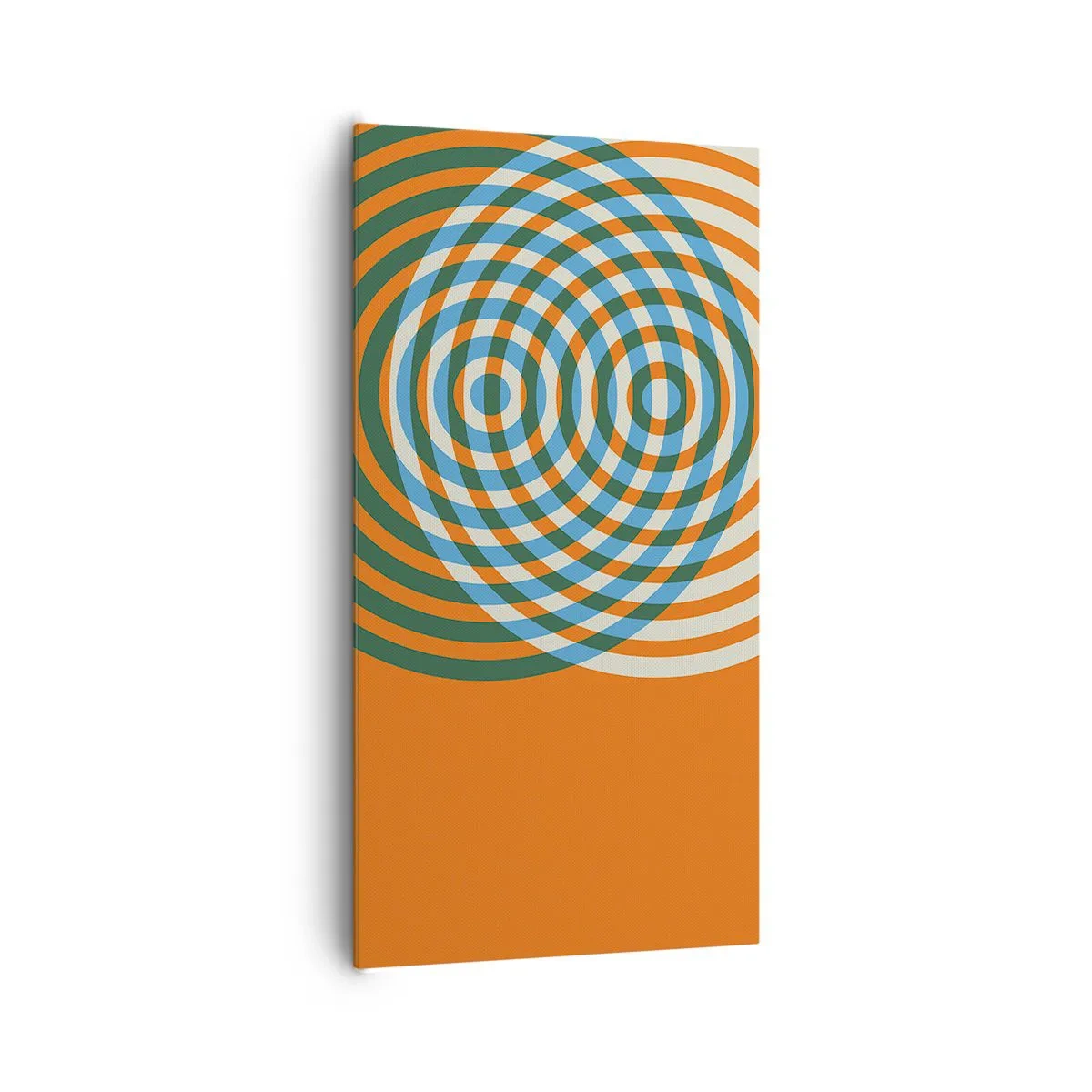 Quadro su tela - Stampe su Tela - Composizione astratta a cerchi - 65x120 cm