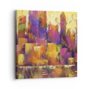 Quadro su tela - Stampe su Tela - Composizione metropolitana - 30x30 cm