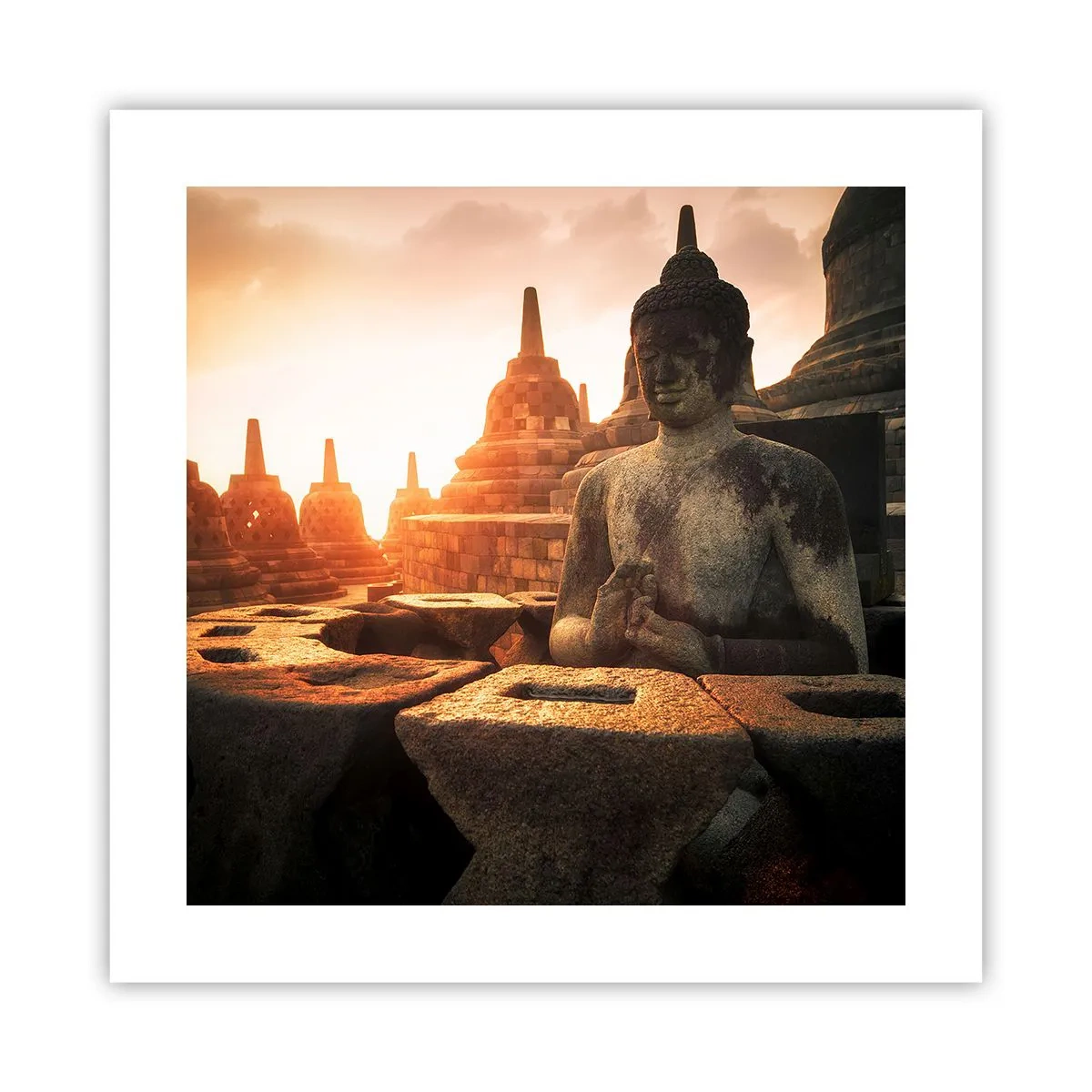 Poster - La pagoda della grande saggezza - 40x40 cm