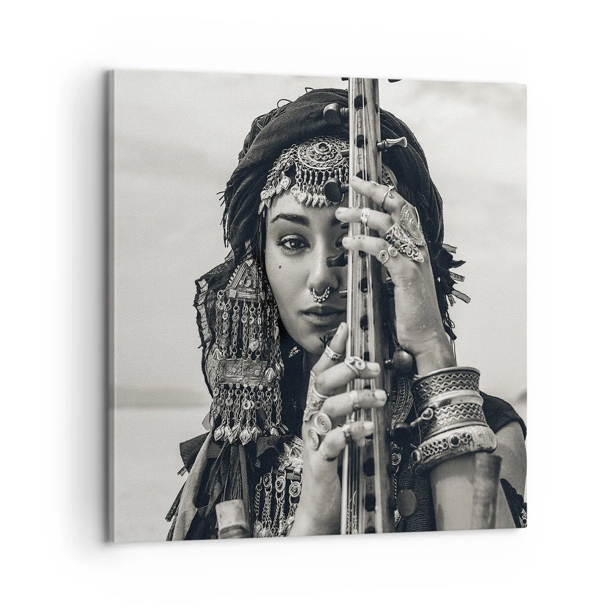 Quadro su tela - Stampe su Tela - La musica dell'oriente - 60x60 cm