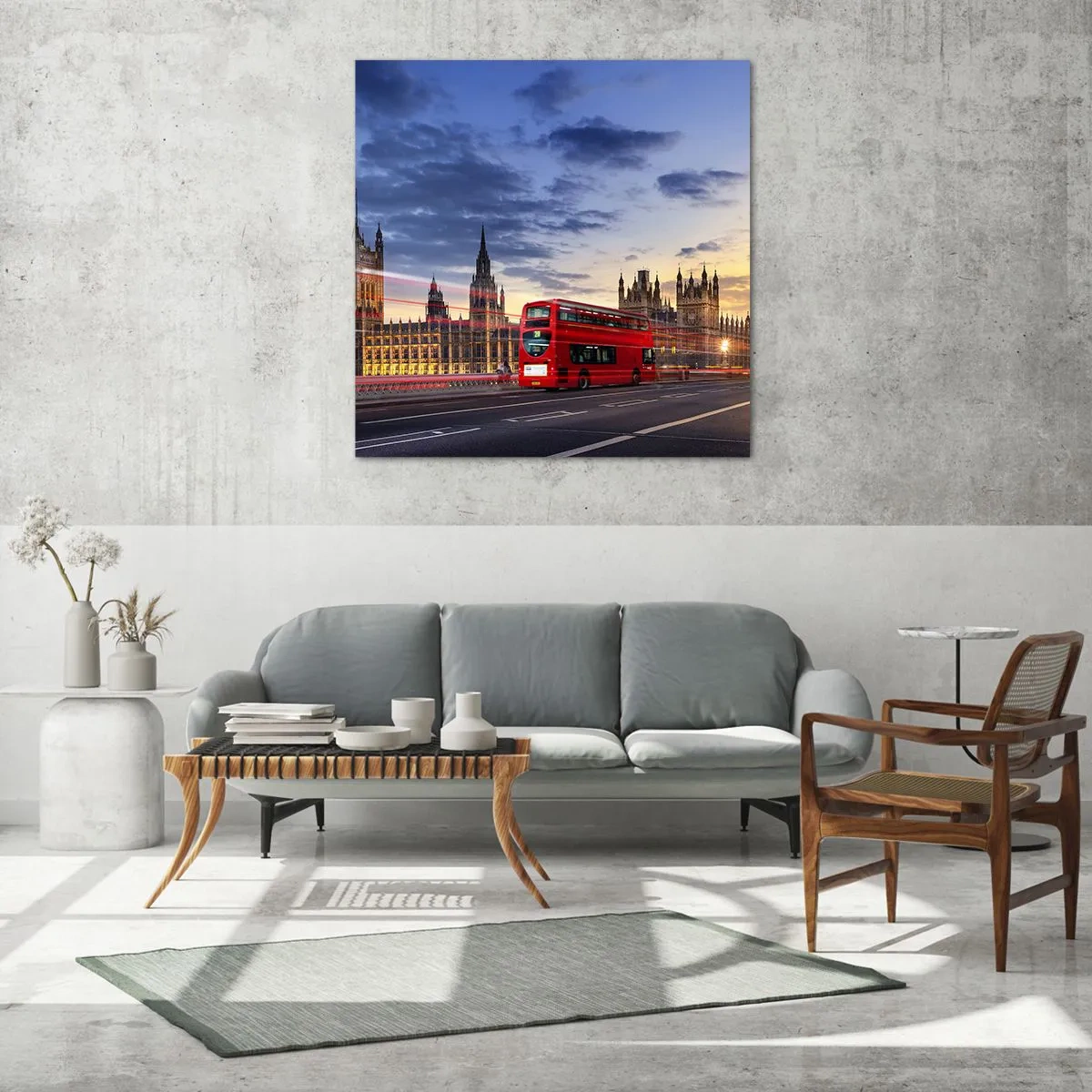 Quadro su vetro - Segni particolari - 50x50 cm