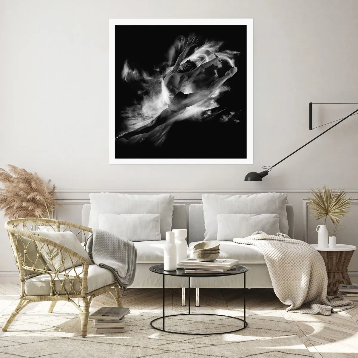 Poster - Fermo in volo - 60x60 cm